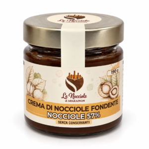 Crema di Nocciole Fondente