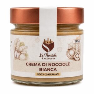 Crema di Nocciole Bianca 190 g - Le Nocciole di Abakainon