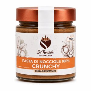 Pasta di Nocciole 100% Crunchy 190 g - Le Nocciole di Abakainon